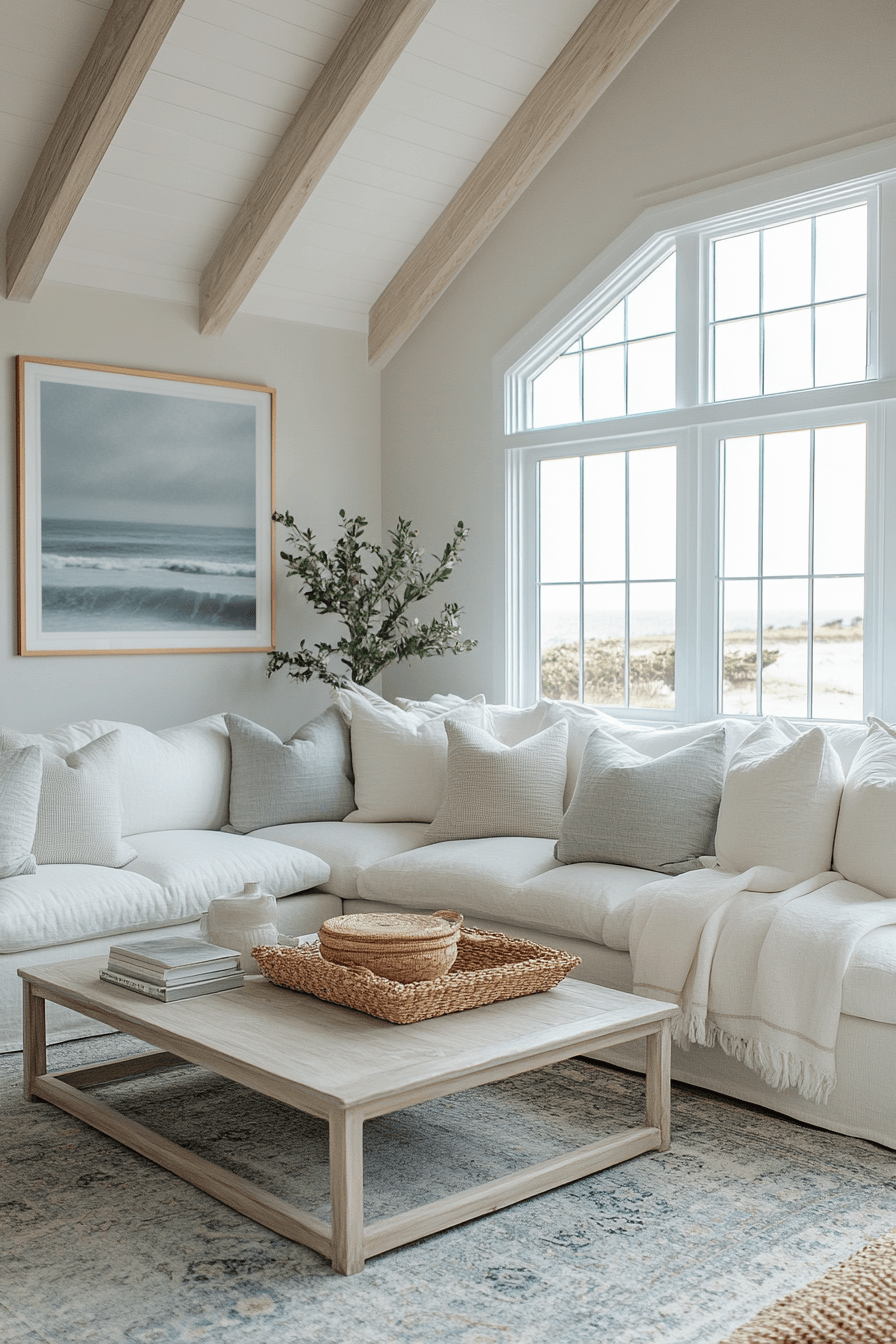 29 Cozy Coastal Living Room Designs That Spark Soft and Happy Energy ...