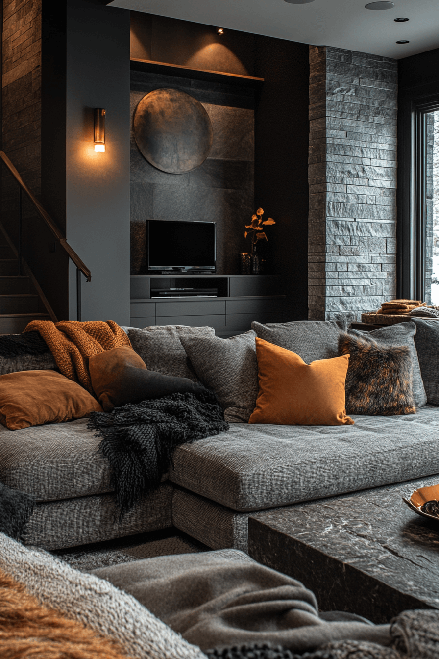 29 Dark Cozy Living Room Styles That Add Soft Comfort to Bold Tones ...