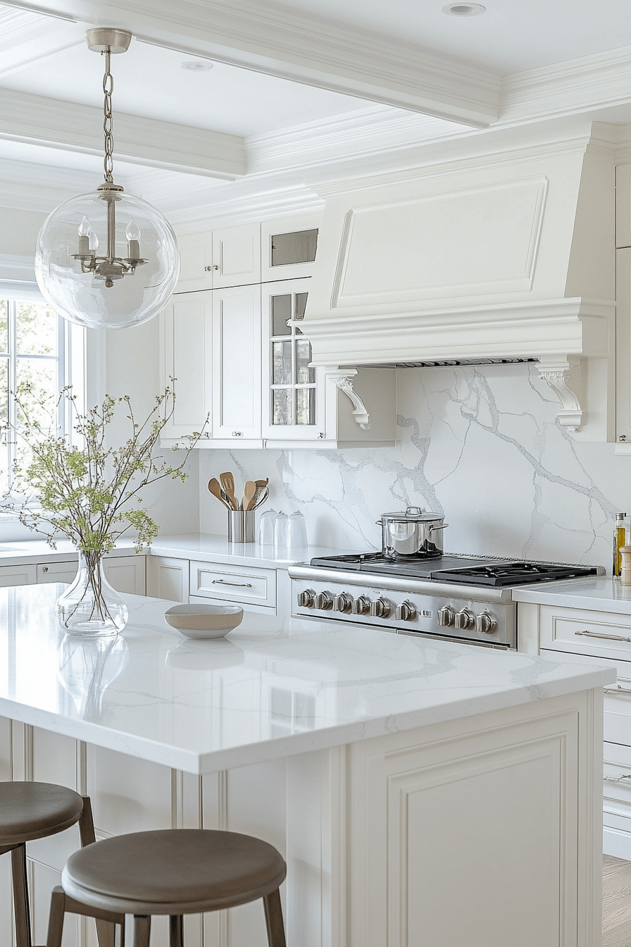 29 White Kitchen Ideas Filled With Soft Beauty and Happy Energy - My ...