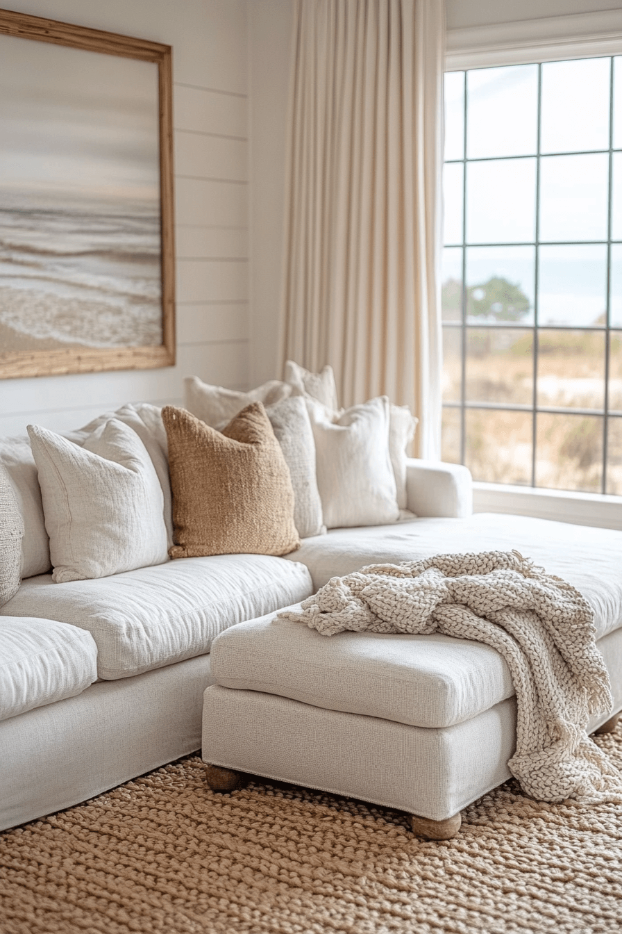29 Cozy Coastal Living Room Designs That Spark Soft and Happy Energy ...