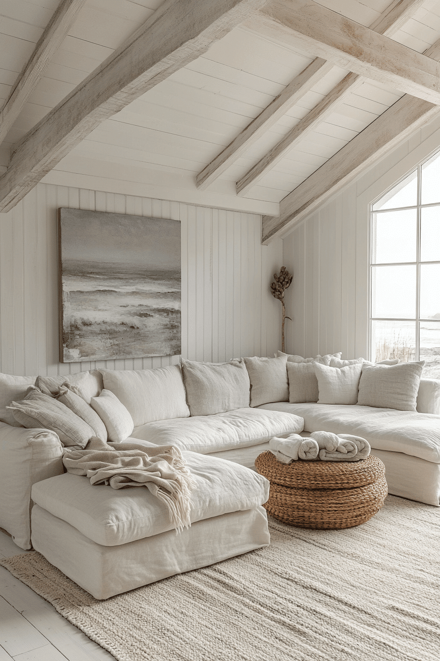 29 Cozy Coastal Living Room Designs That Spark Soft and Happy Energy ...