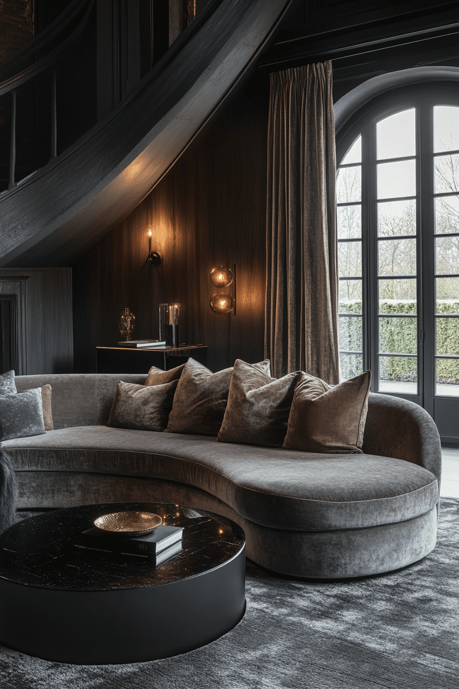 29 Dark Cozy Living Room Styles That Add Soft Comfort to Bold Tones ...