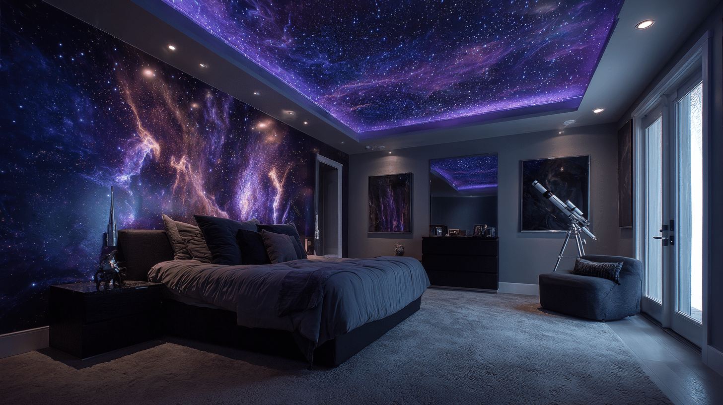 29 Space Themed Bedroom Ideas for a Stellar Sleep Space - My Elegant Home