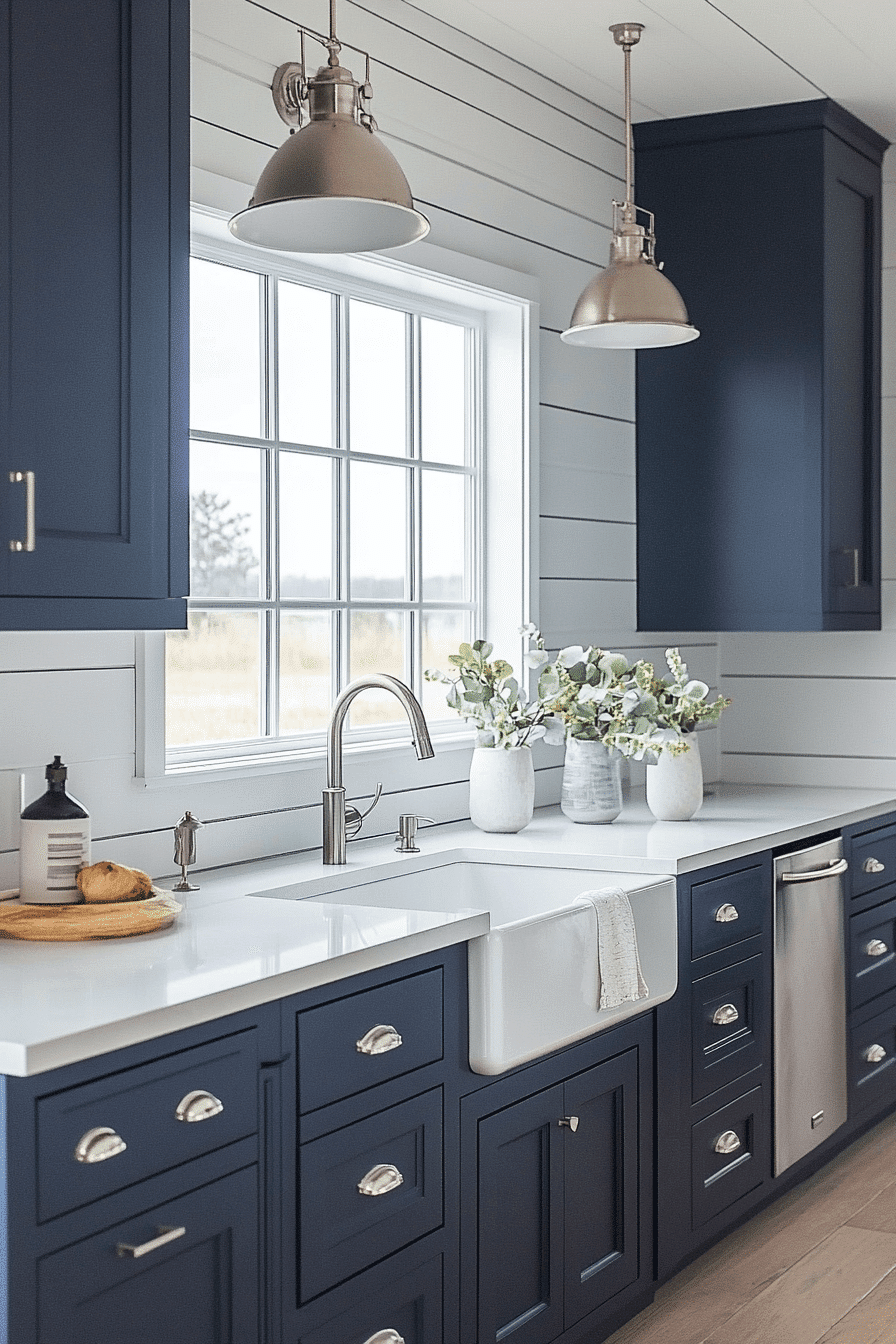 29 Modern Coastal Kitchen Ideas That Make Kitchens Feel Happy - My ...