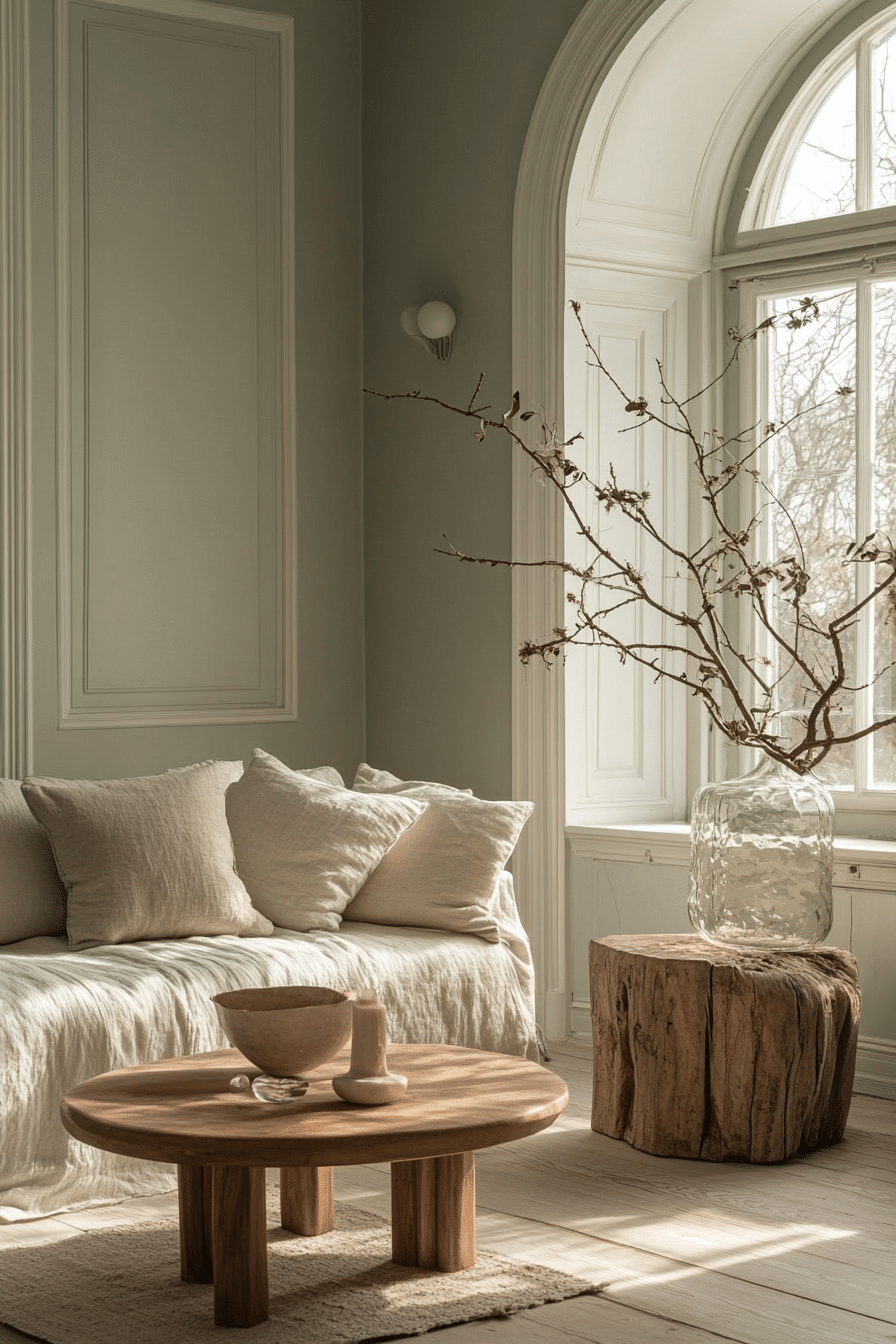 Photo inspiration: Fresh Look at 29 Sage Green Living Room Ideas That Feel Soft And