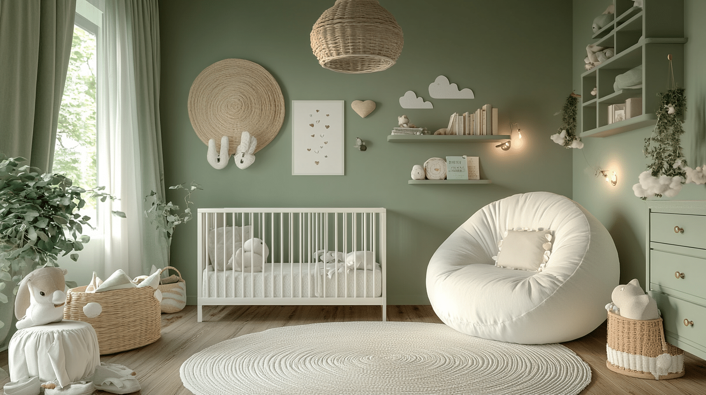 29 Sage Green Nursery Ideas That Bring Gentle Beauty Home - My Elegant Home