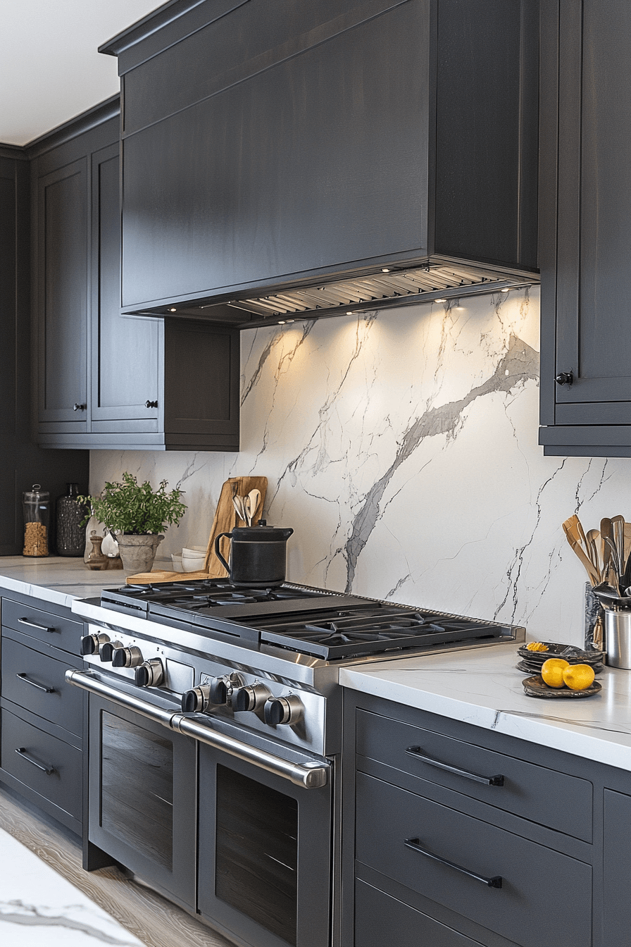marble backsplash kitchen