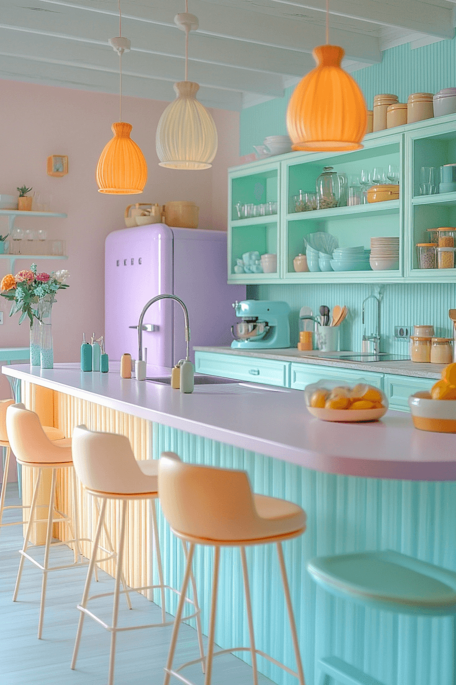 dopamine decor kitchen