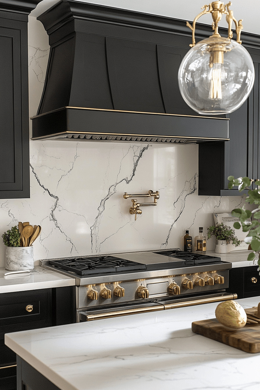 marble backsplash kitchen