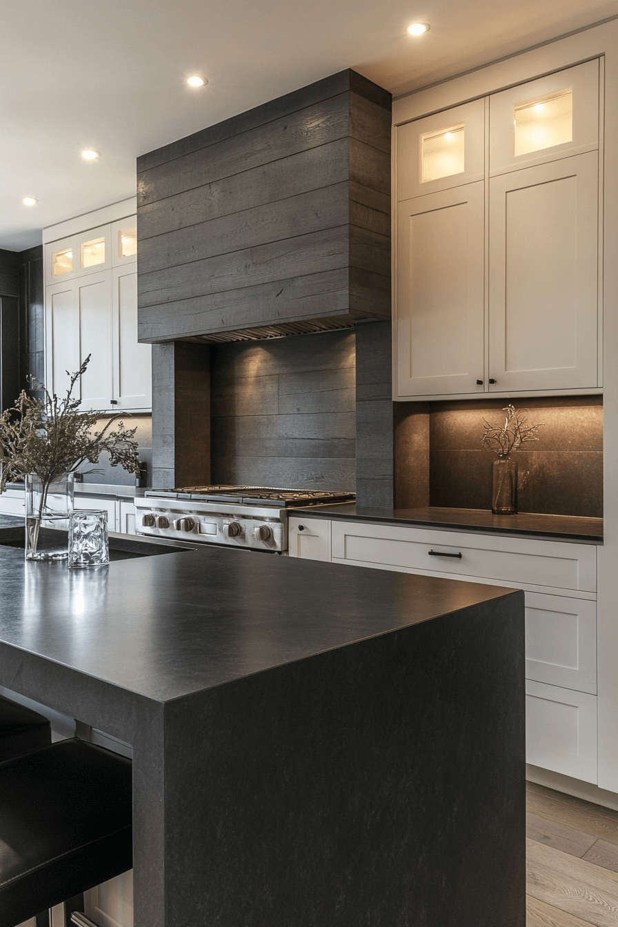 shiplap backsplash kitchen