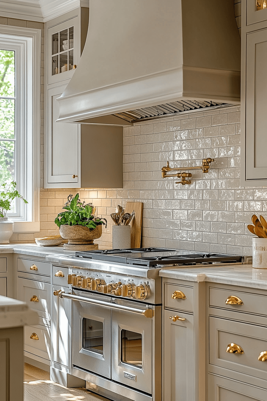 brick backsplash kitchen