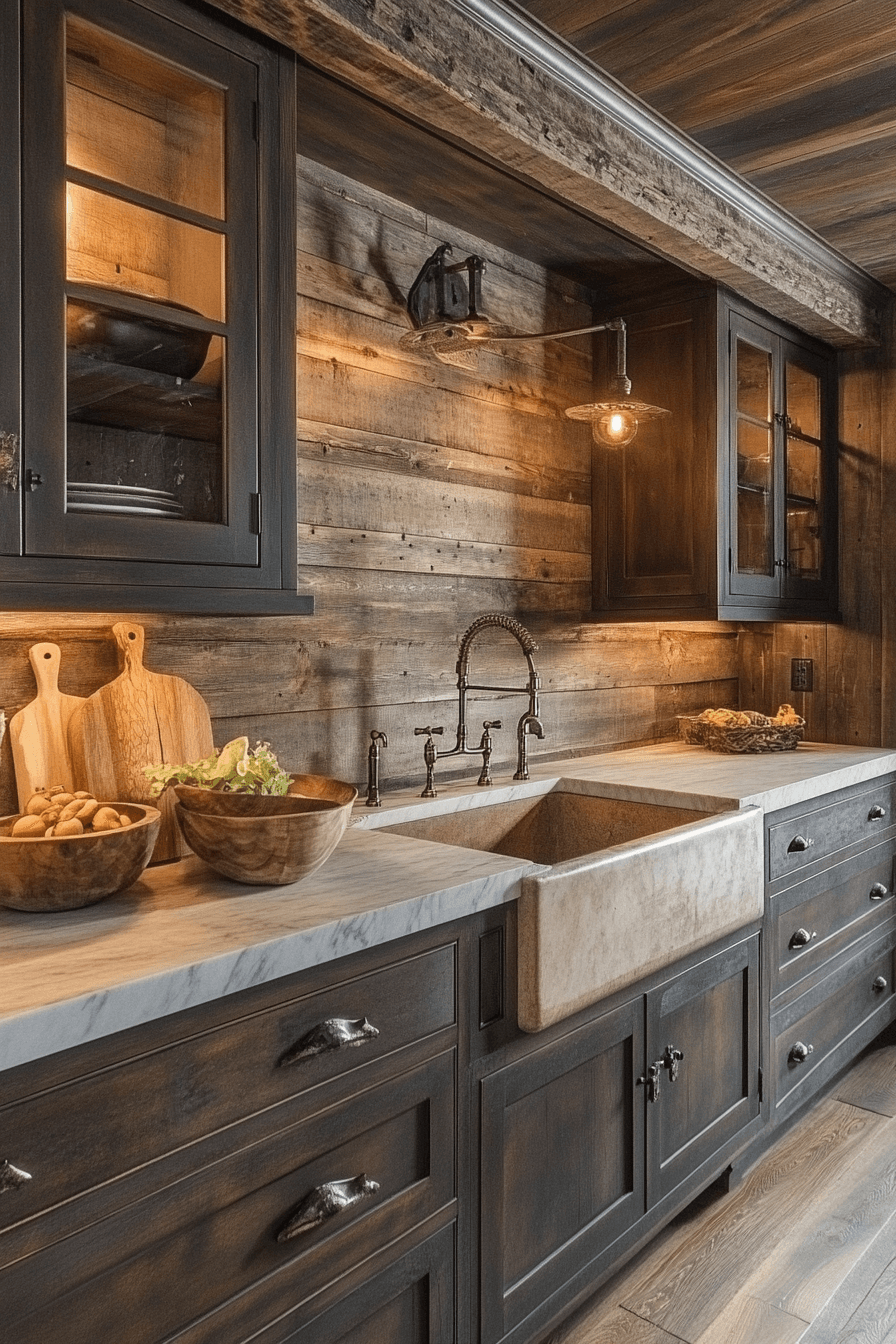shiplap backsplash kitchen