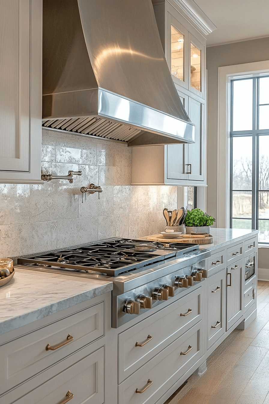 stone backsplash kitchen