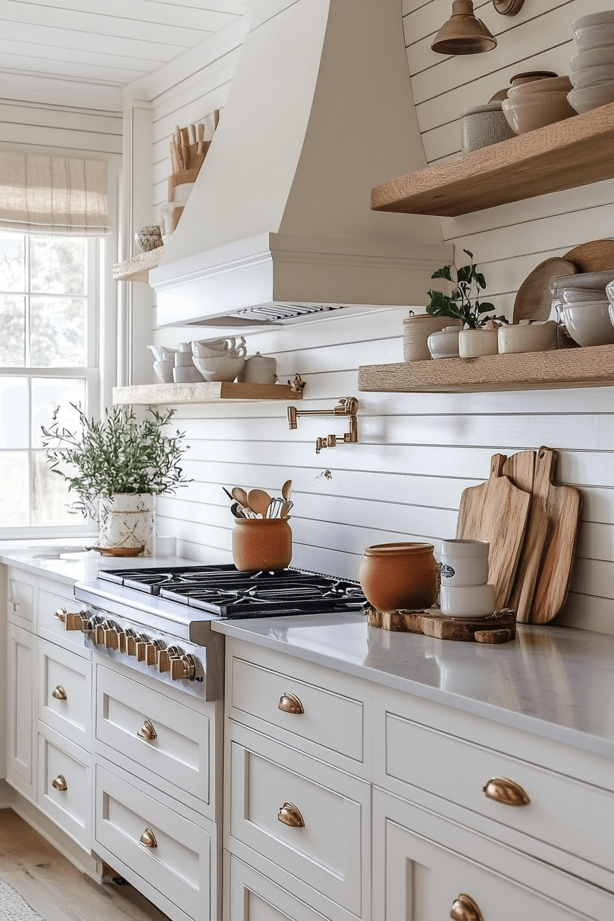 shiplap backsplash kitchen