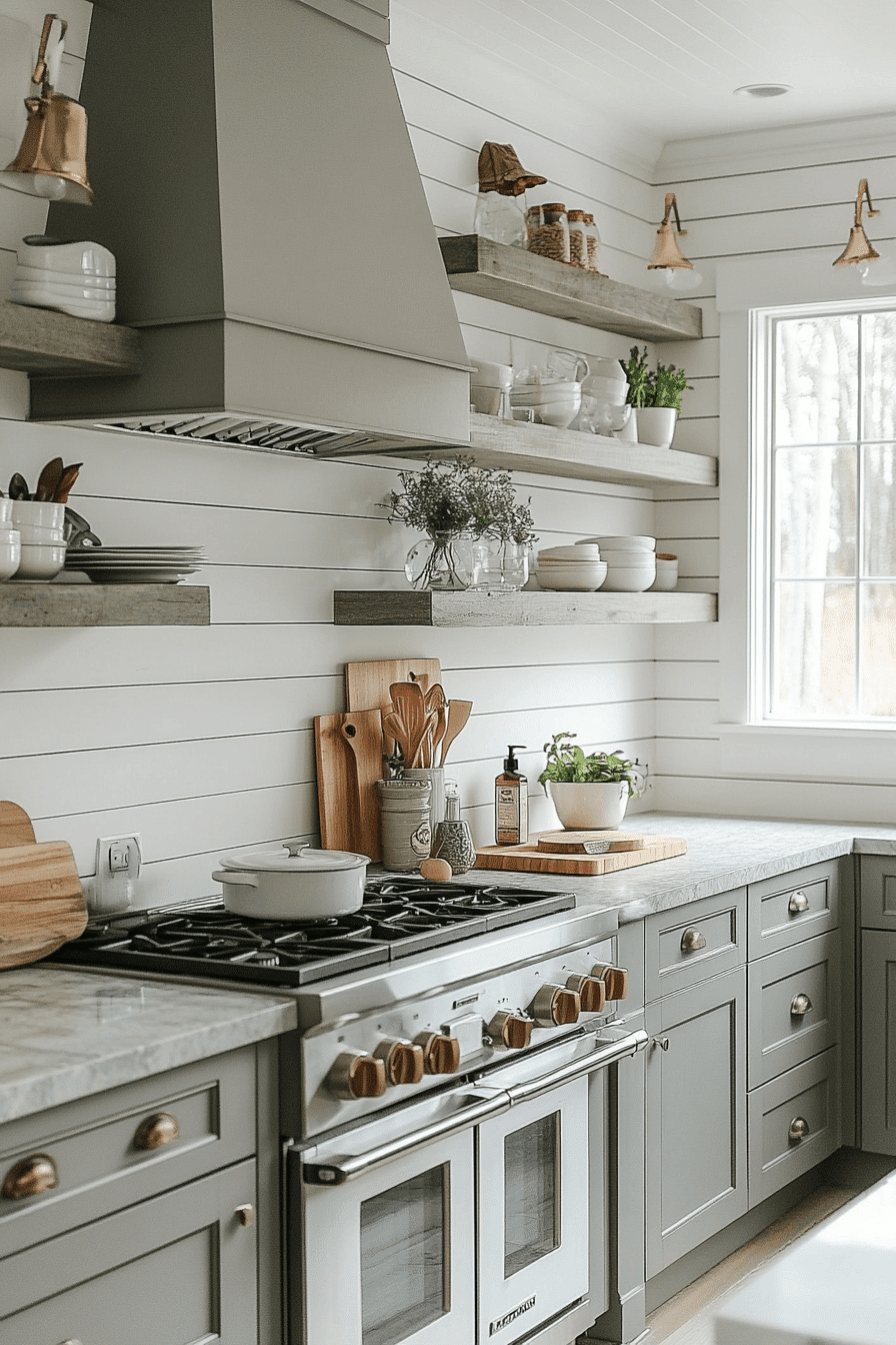 shiplap backsplash kitchen