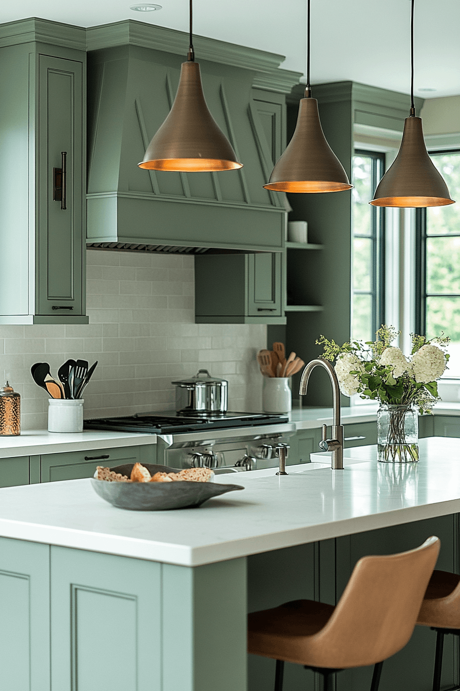 29 Olive Green Cabinets Kitchen Looks That Turn Everyday Cooking Cozy ...