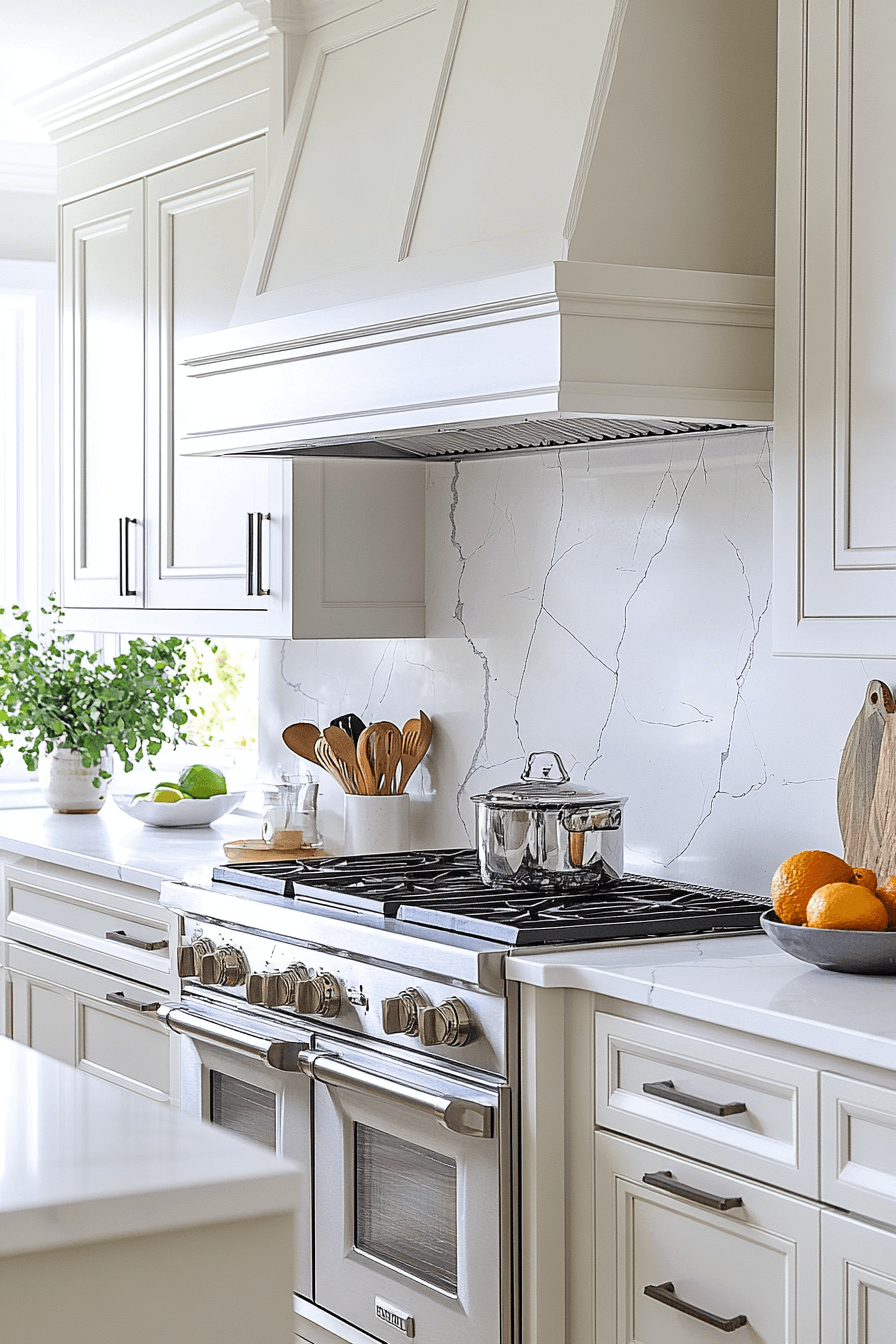 marble backsplash kitchen