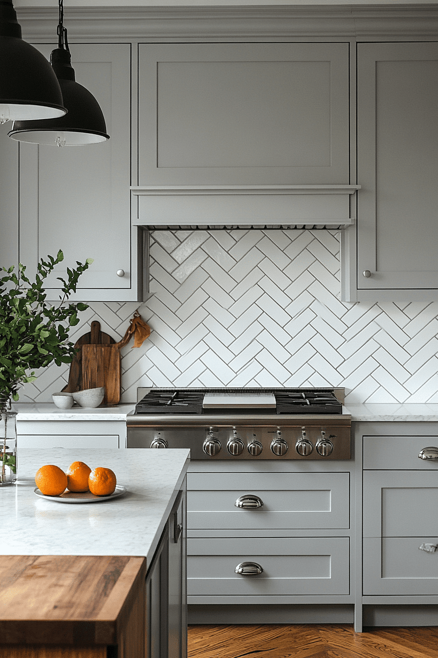 brick backsplash kitchen