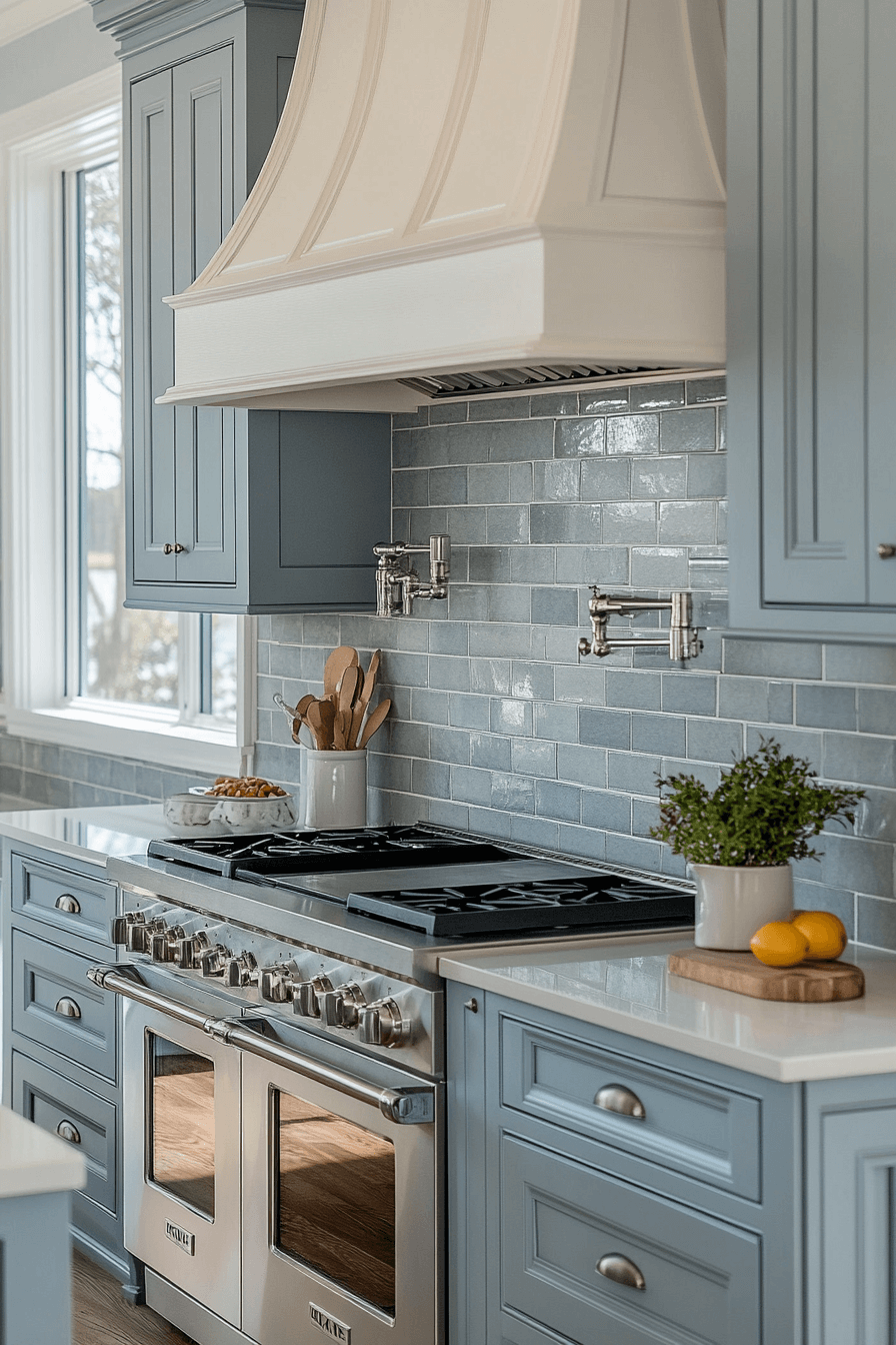 stone backsplash kitchen
