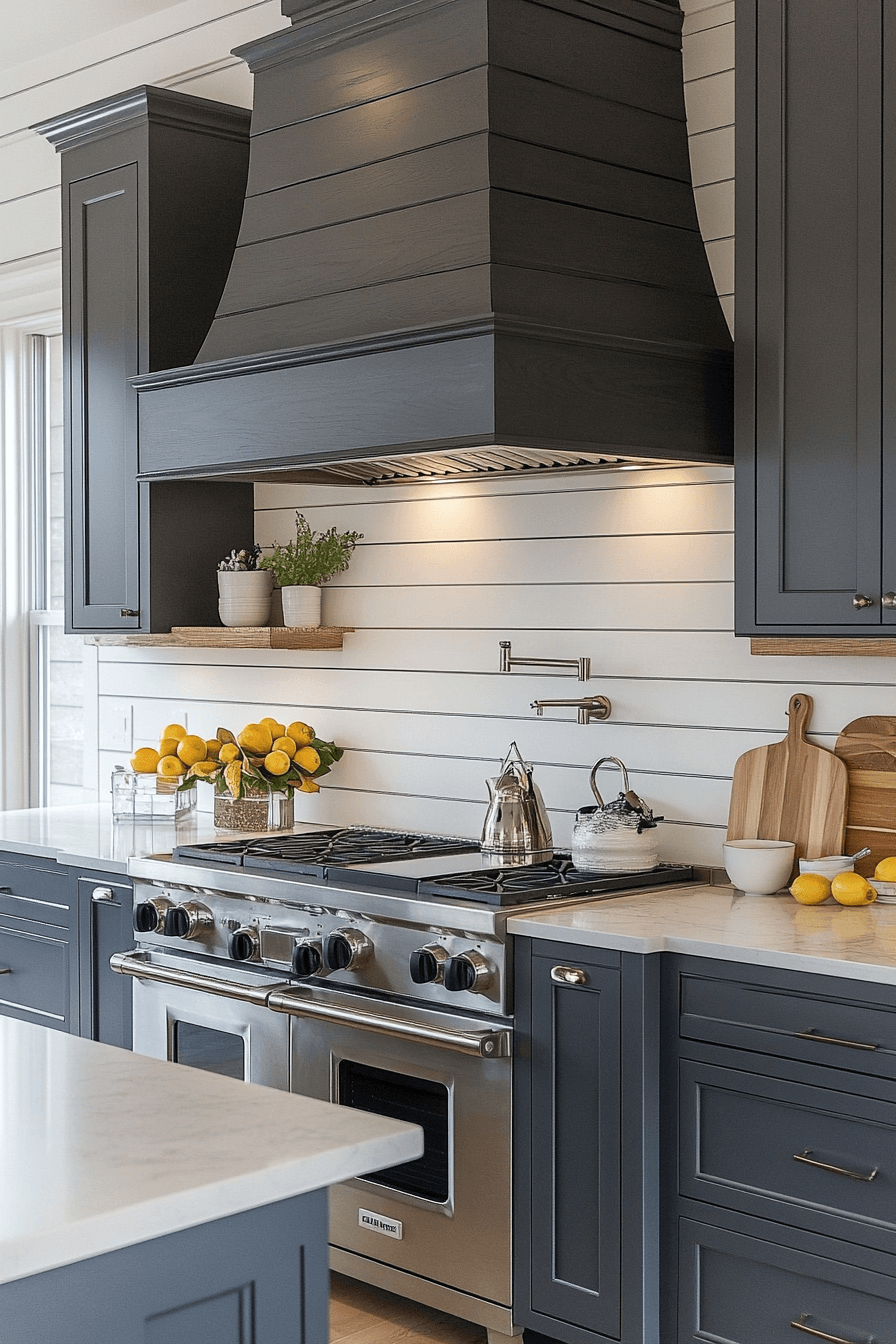 shiplap backsplash kitchen