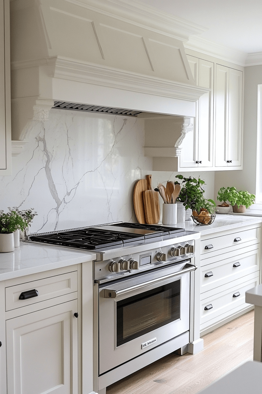 marble backsplash kitchen