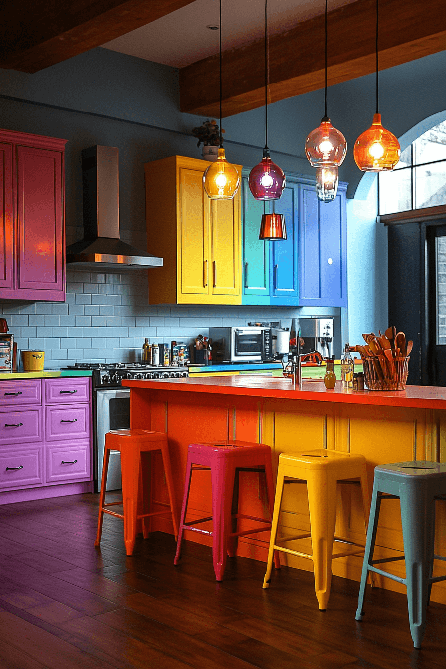 dopamine decor kitchen