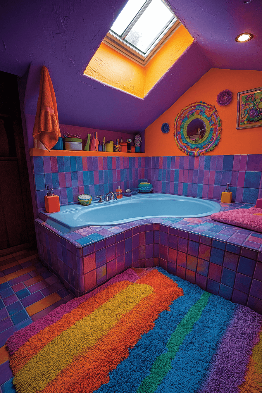 dopamine decor bathroom