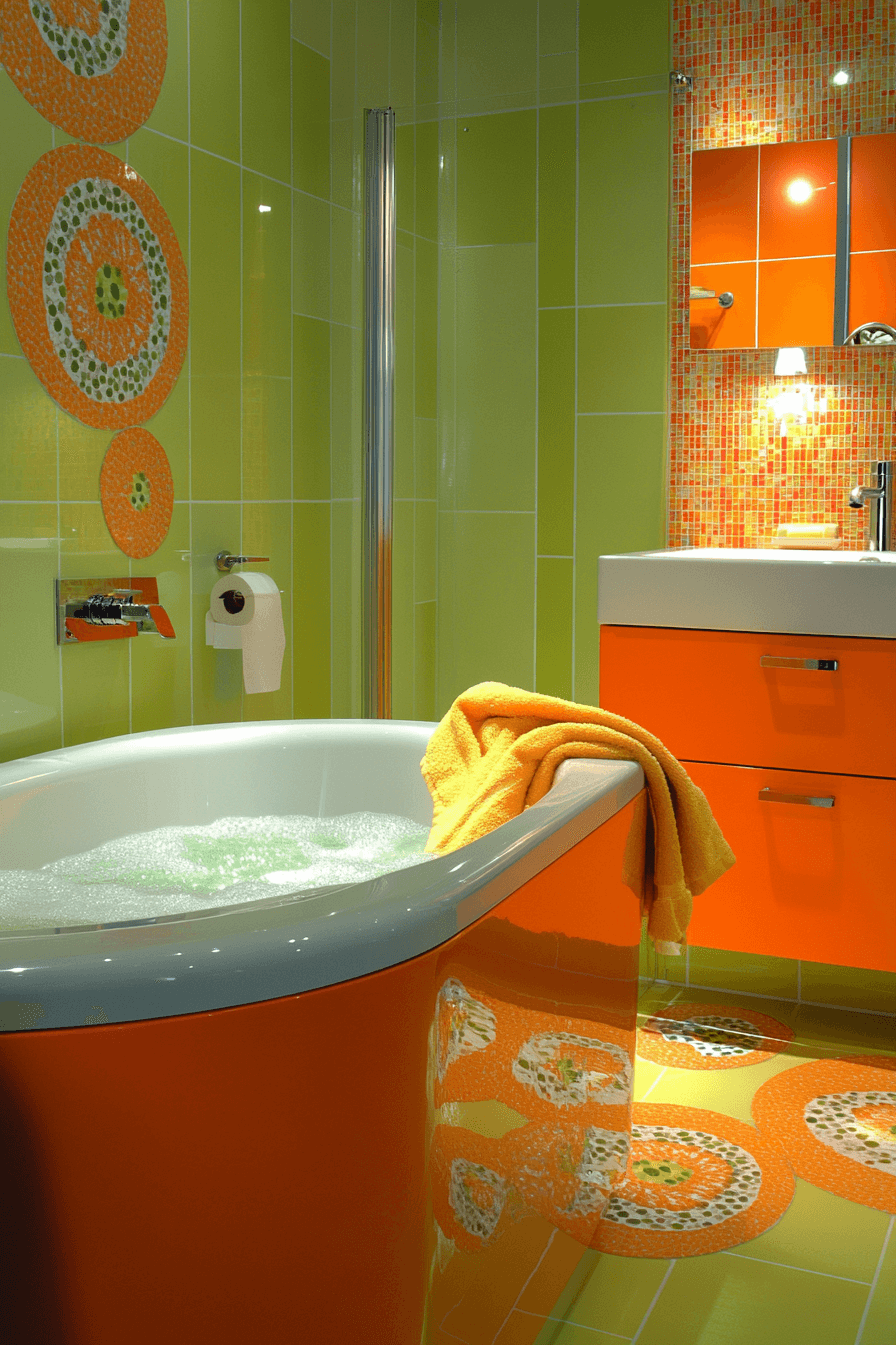 dopamine decor bathroom
