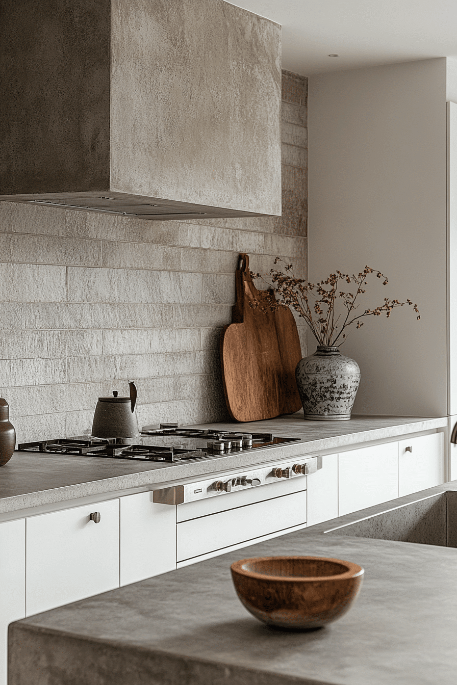 brick backsplash kitchen