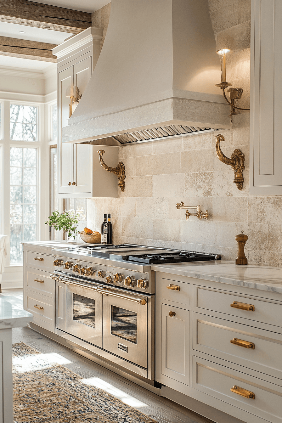 stone backsplash kitchen