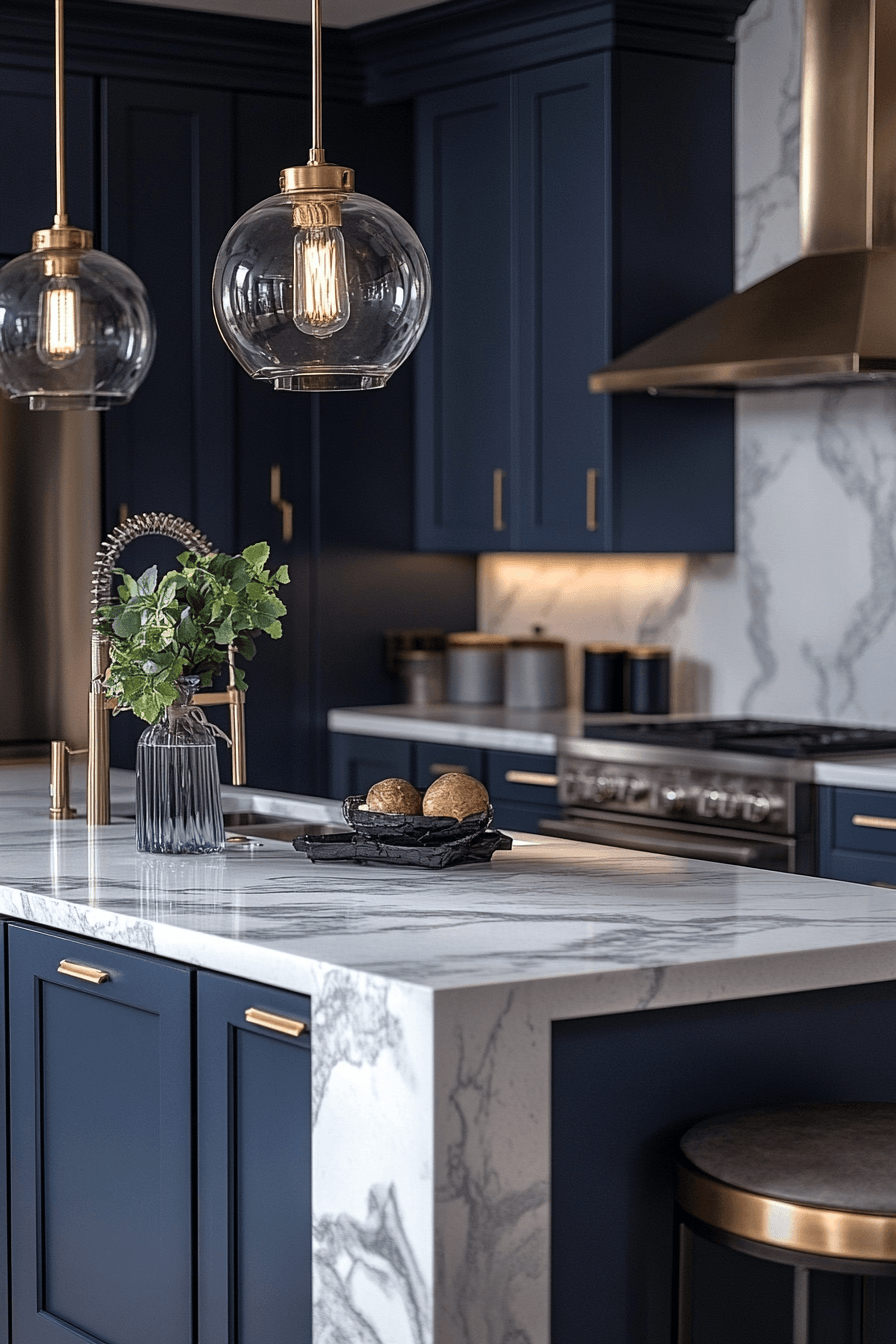 jewel tone kitchen