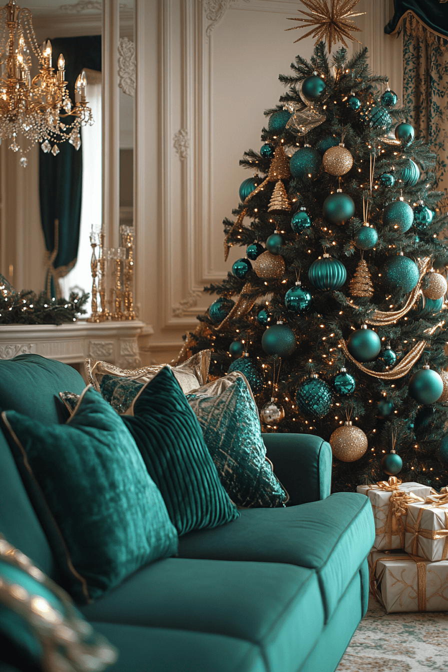 jewel tone christmas decor
