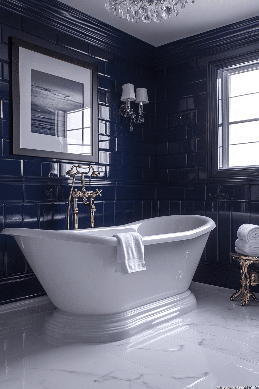 jewel tone bathroom