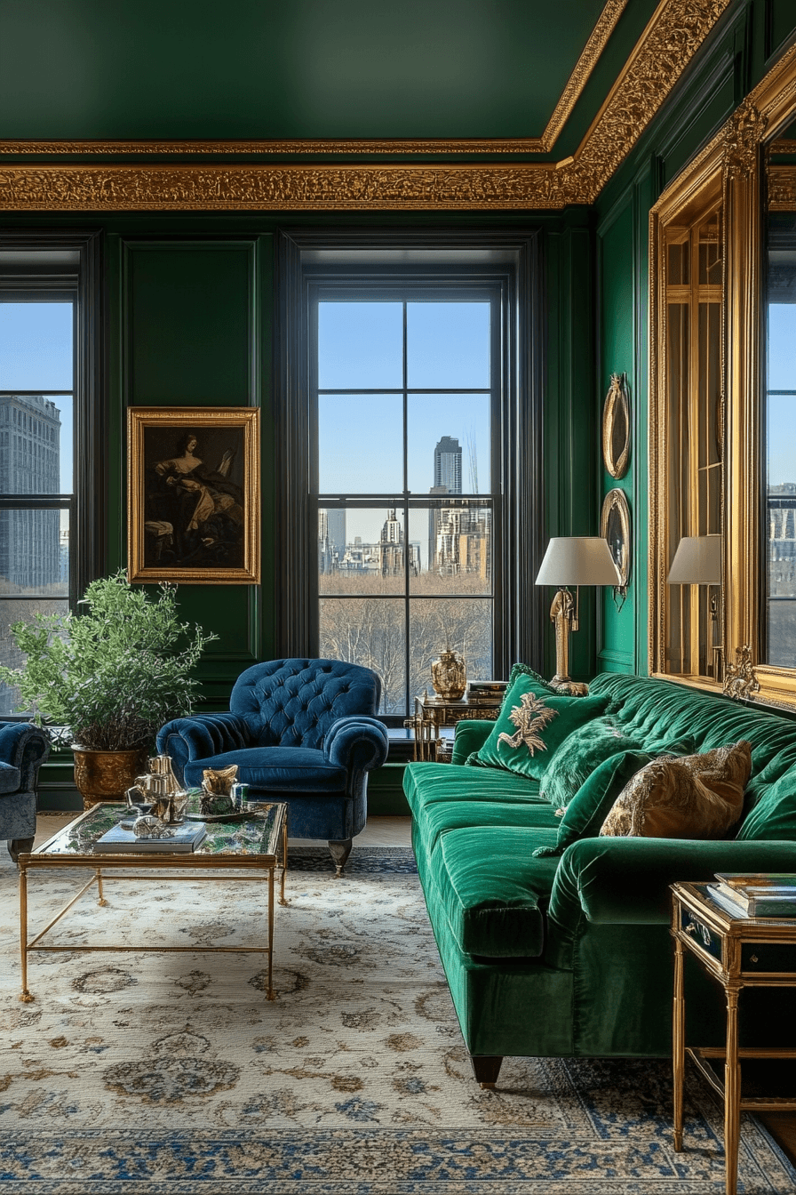 29 Jewel Tone Living Room Ideas That Transform Your Space Into ...