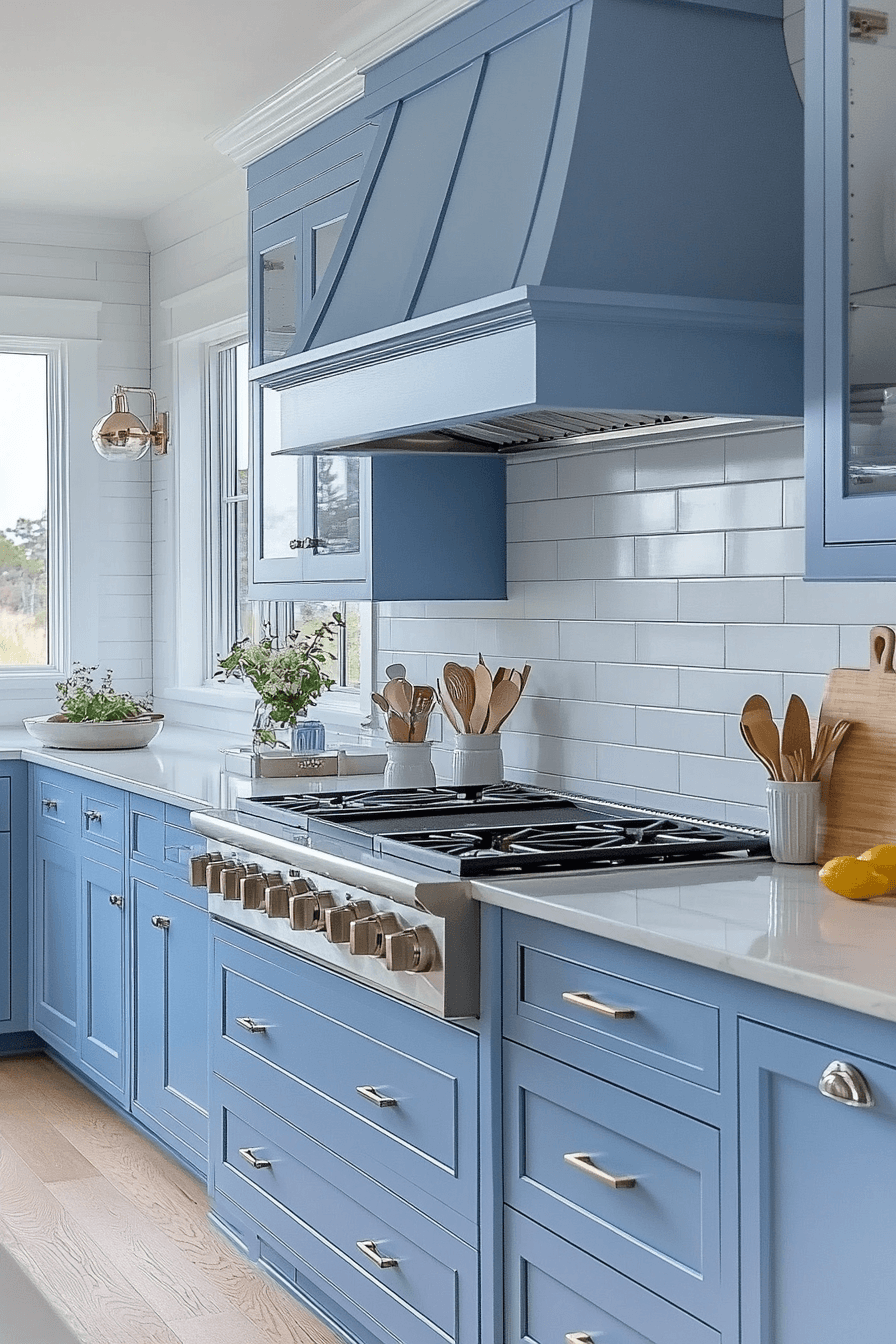 Light Blue Kitchen Cabinets