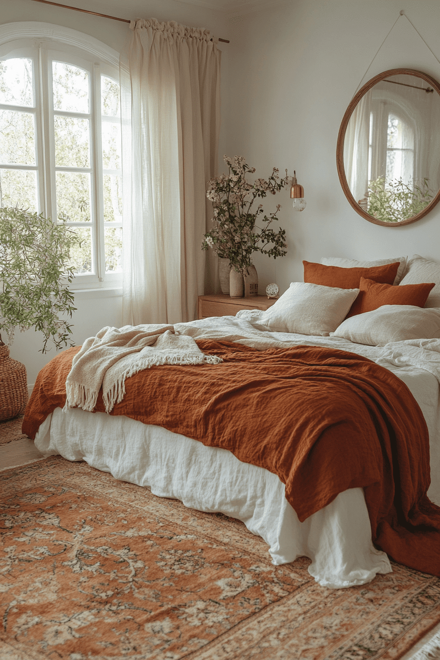 Terracotta Boho Bedroom Ideas