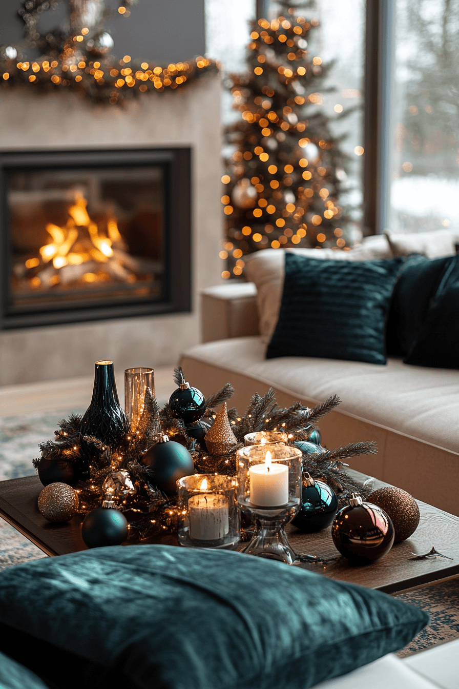jewel tone christmas decor