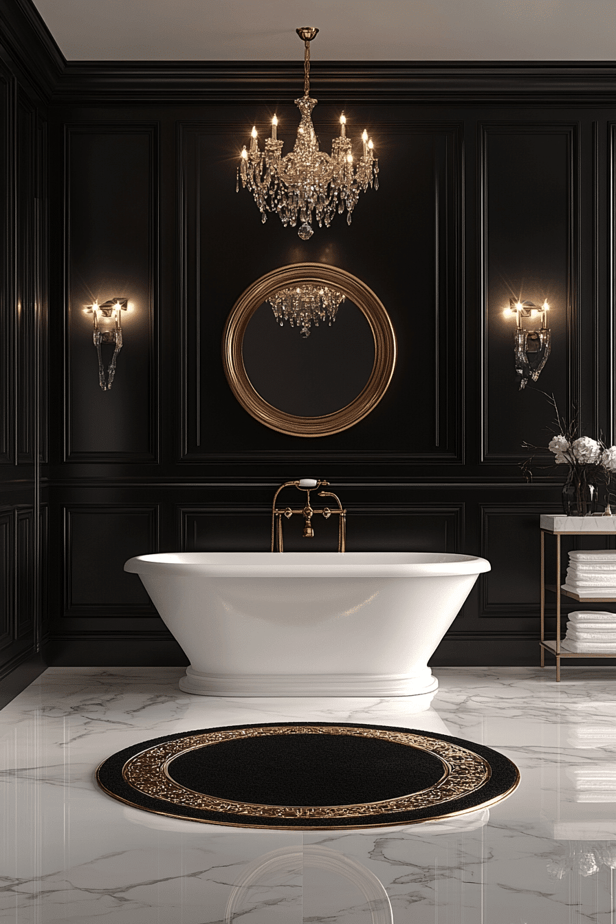 jewel tone bathroom