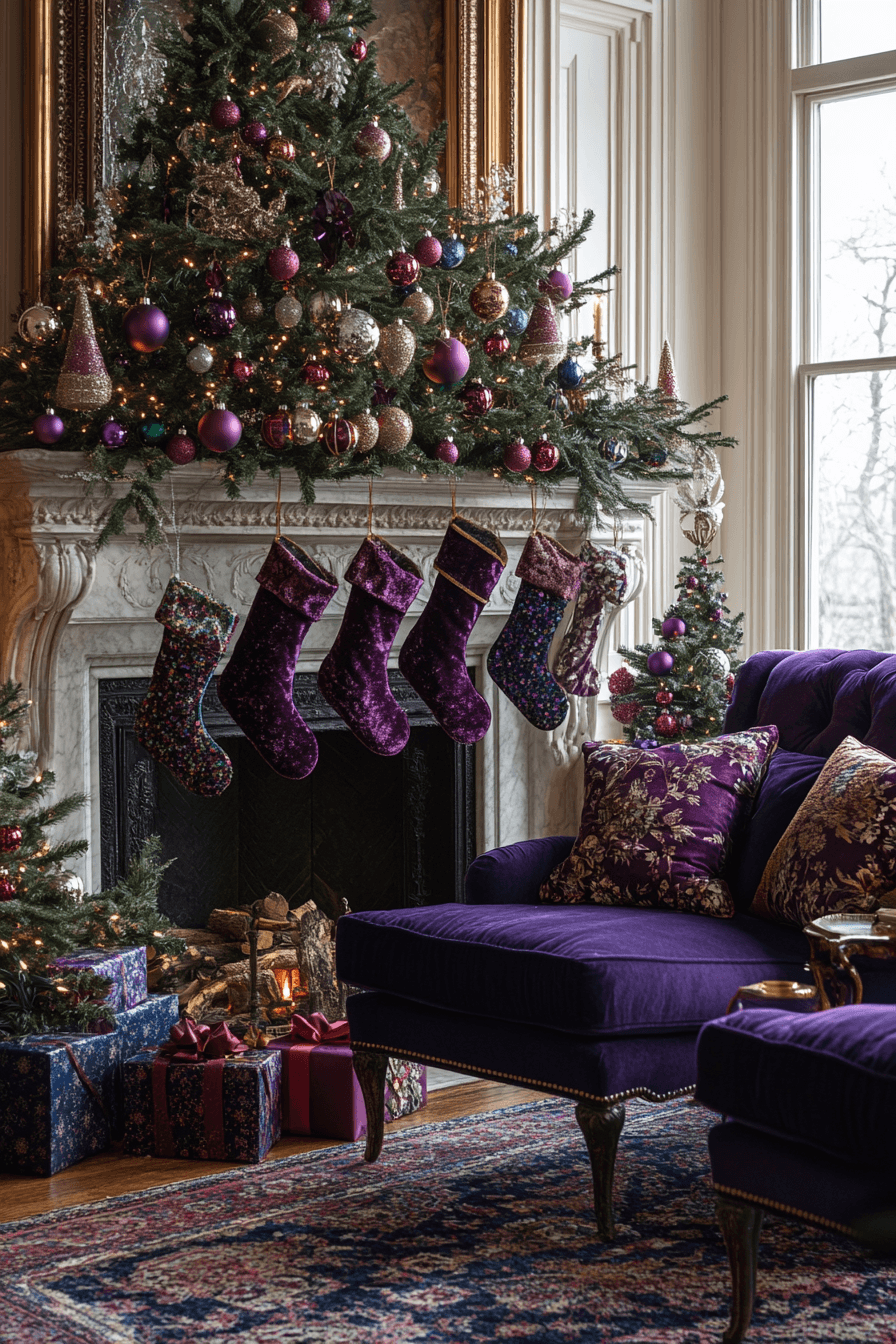 jewel tone christmas decor