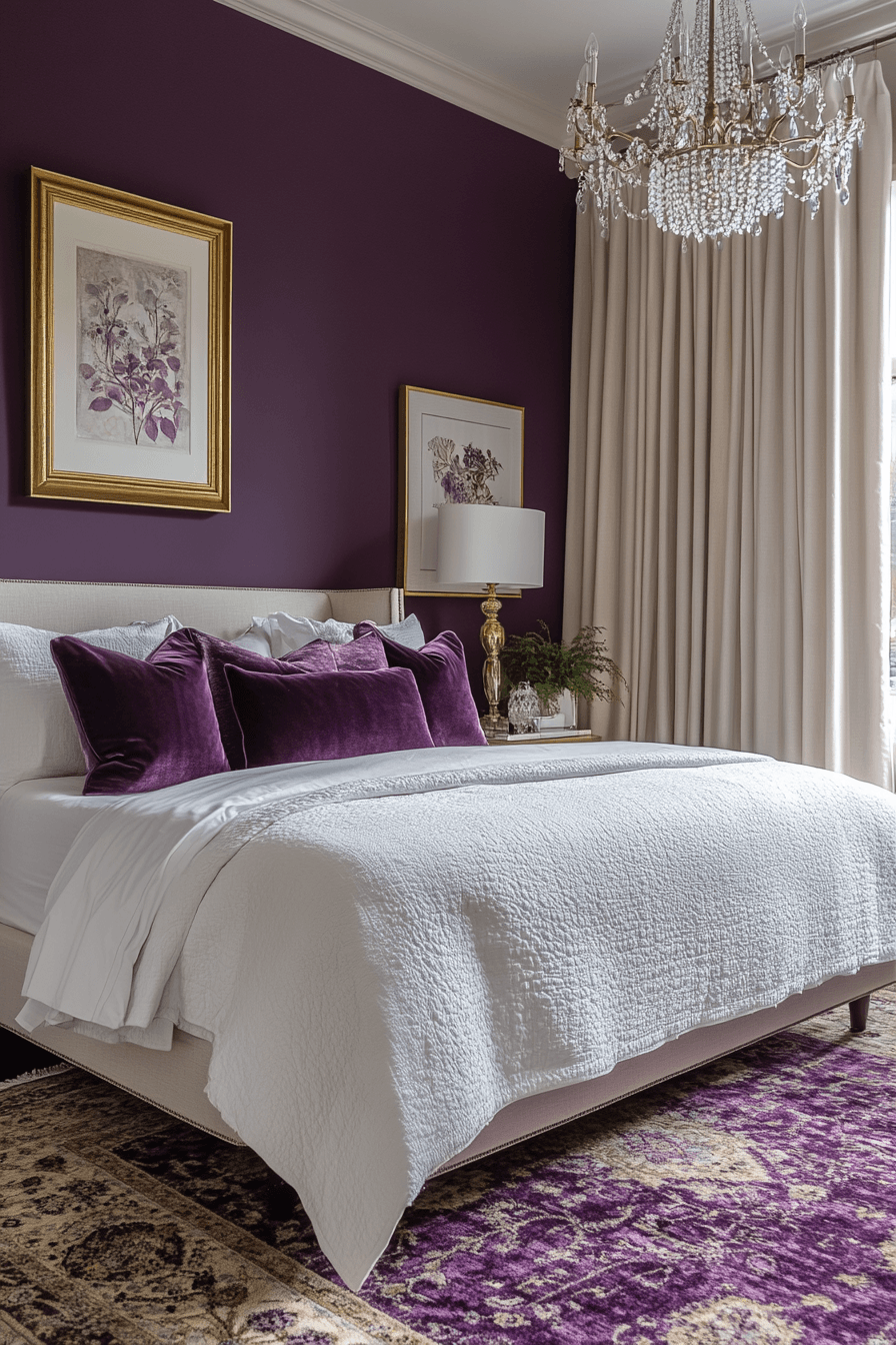 jewel tone bedroom