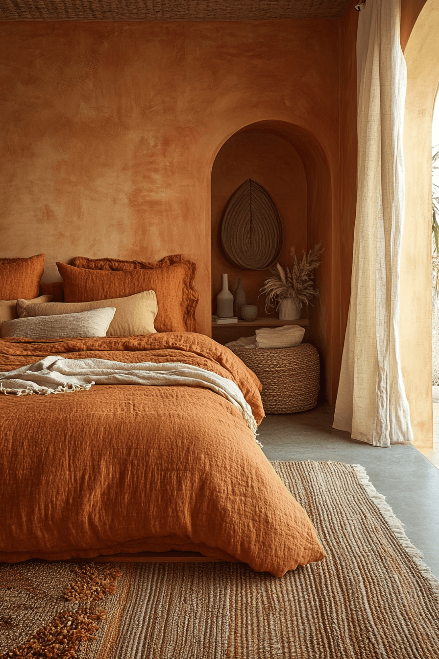 Terracotta Boho Bedroom Ideas
