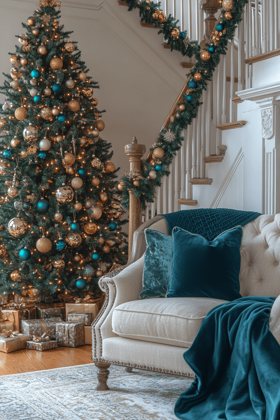 jewel tone christmas decor