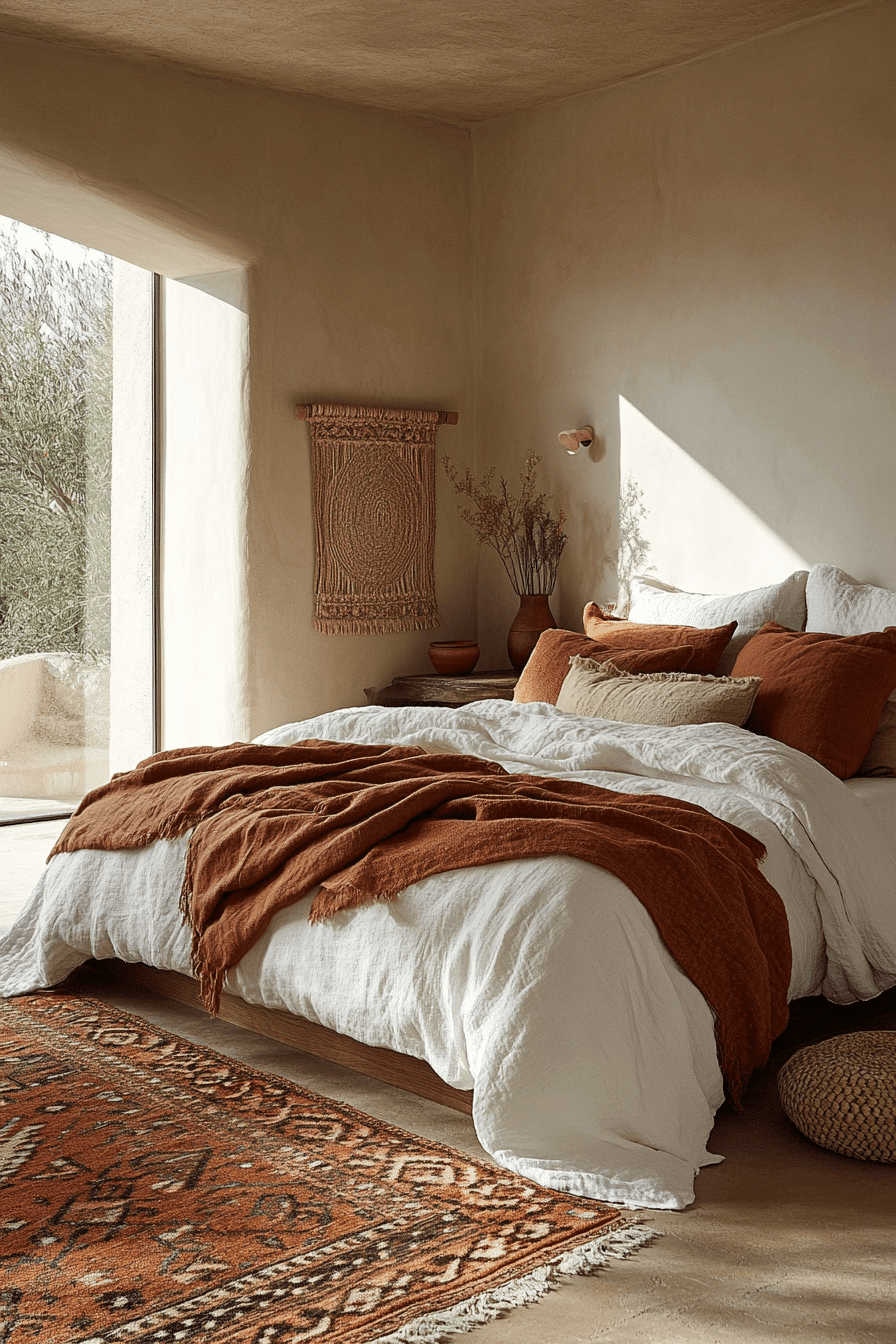 Terracotta Boho Bedroom Ideas