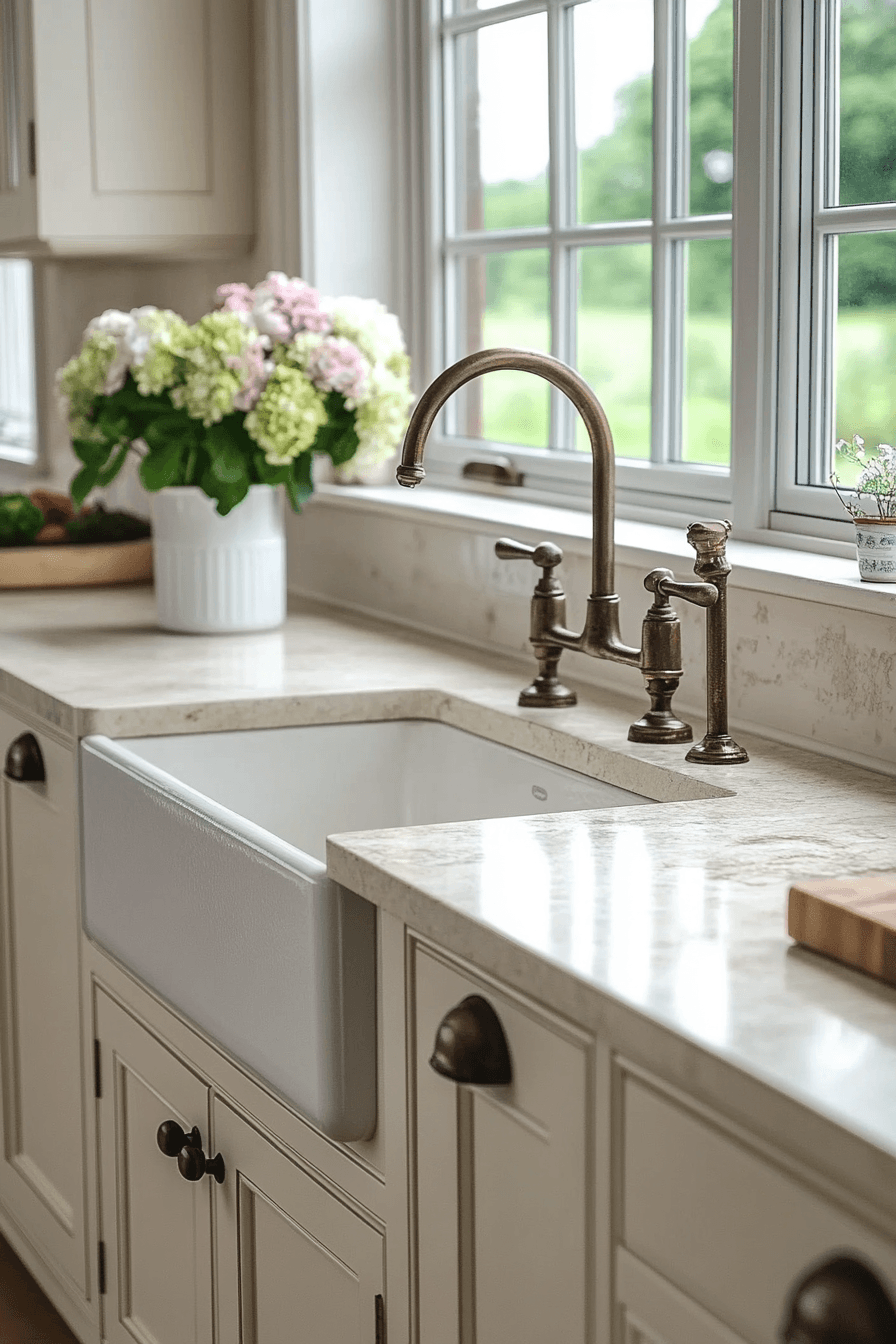 Rustic Farmhouse Kitchen Cabinets