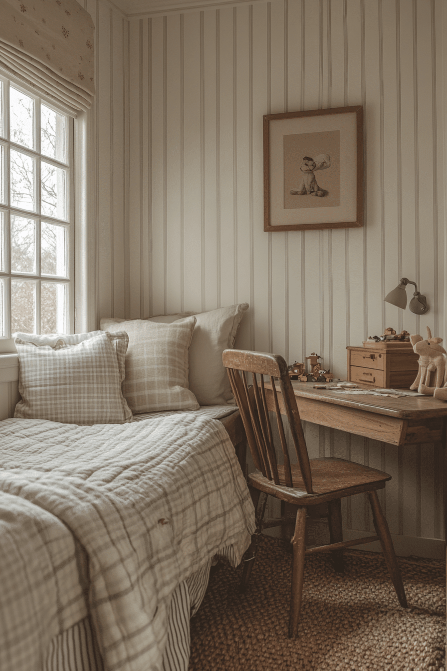vintage kids room