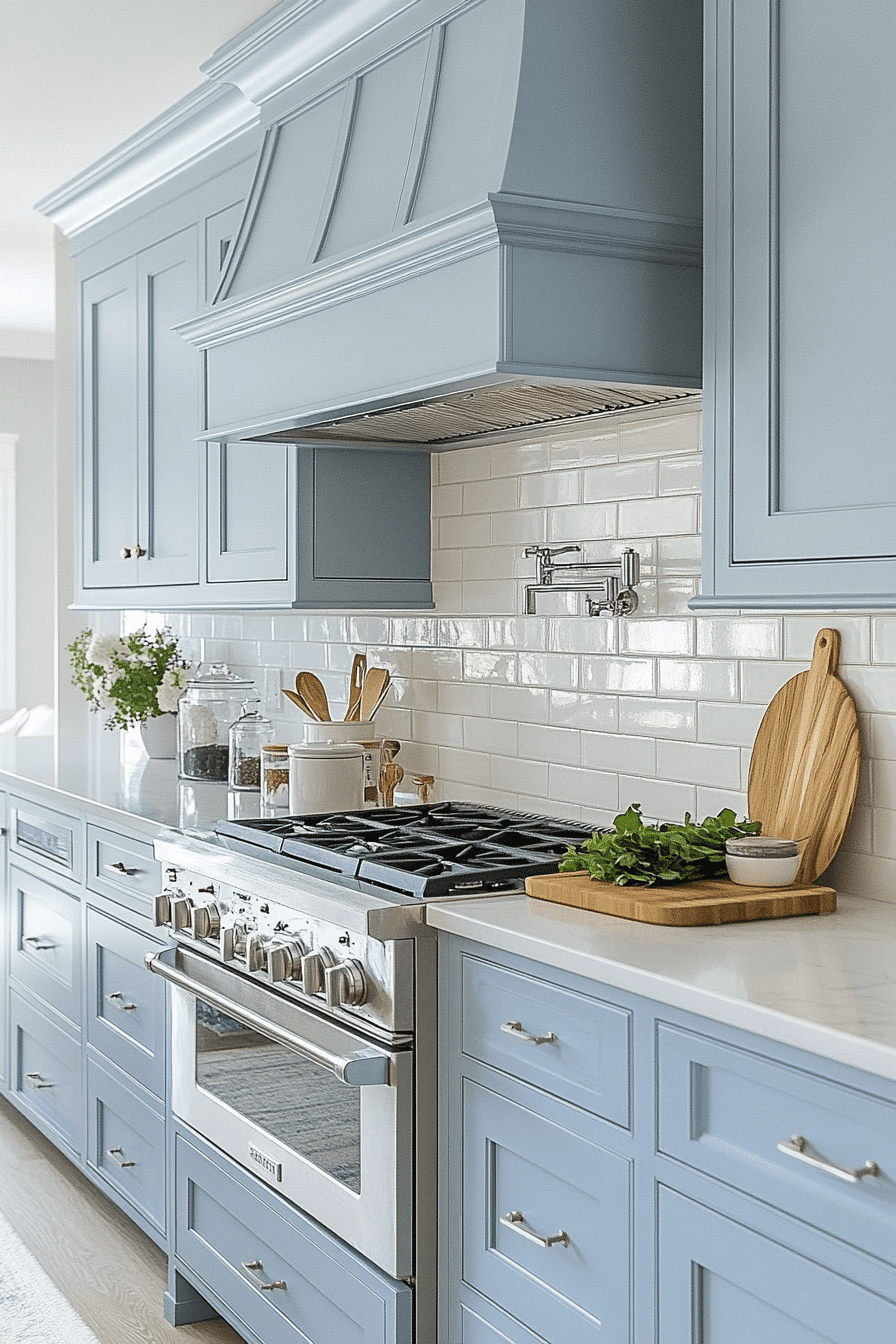 Light Blue Kitchen Cabinets