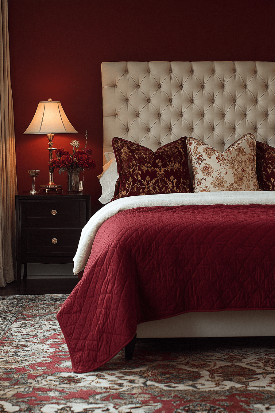 jewel tone bedroom