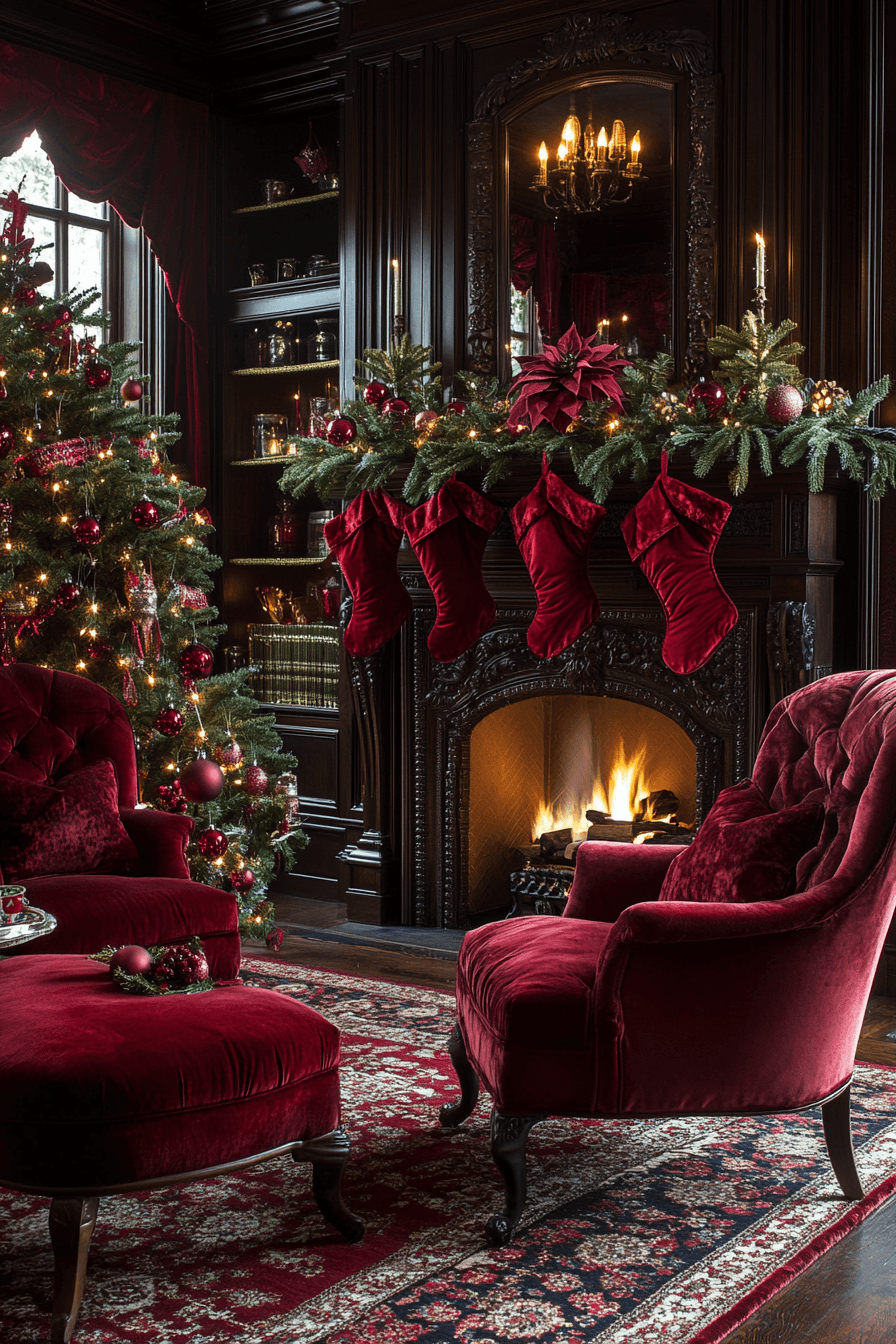 jewel tone christmas decor