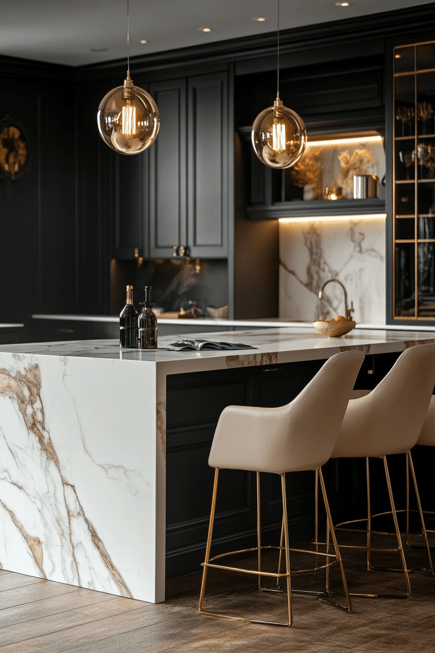 jewel tone kitchen