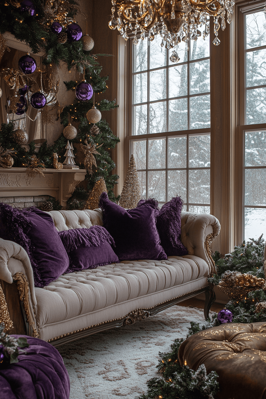 jewel tone christmas decor